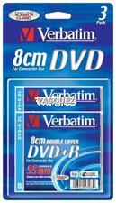 3x DVD+R DL 8cm (2,4x) Blister