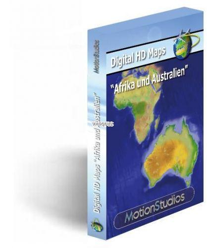 Digital HD Maps "Afrika und Australien"